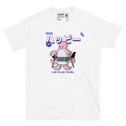 Funny Sushi Roll T-Shirt – I Like the Way You Roll Octopus Tee