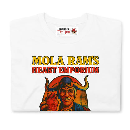 Mola Ram's Heart Emporium T-Shirt – Funny Indiana Jones Temple of Doom Parody Tee