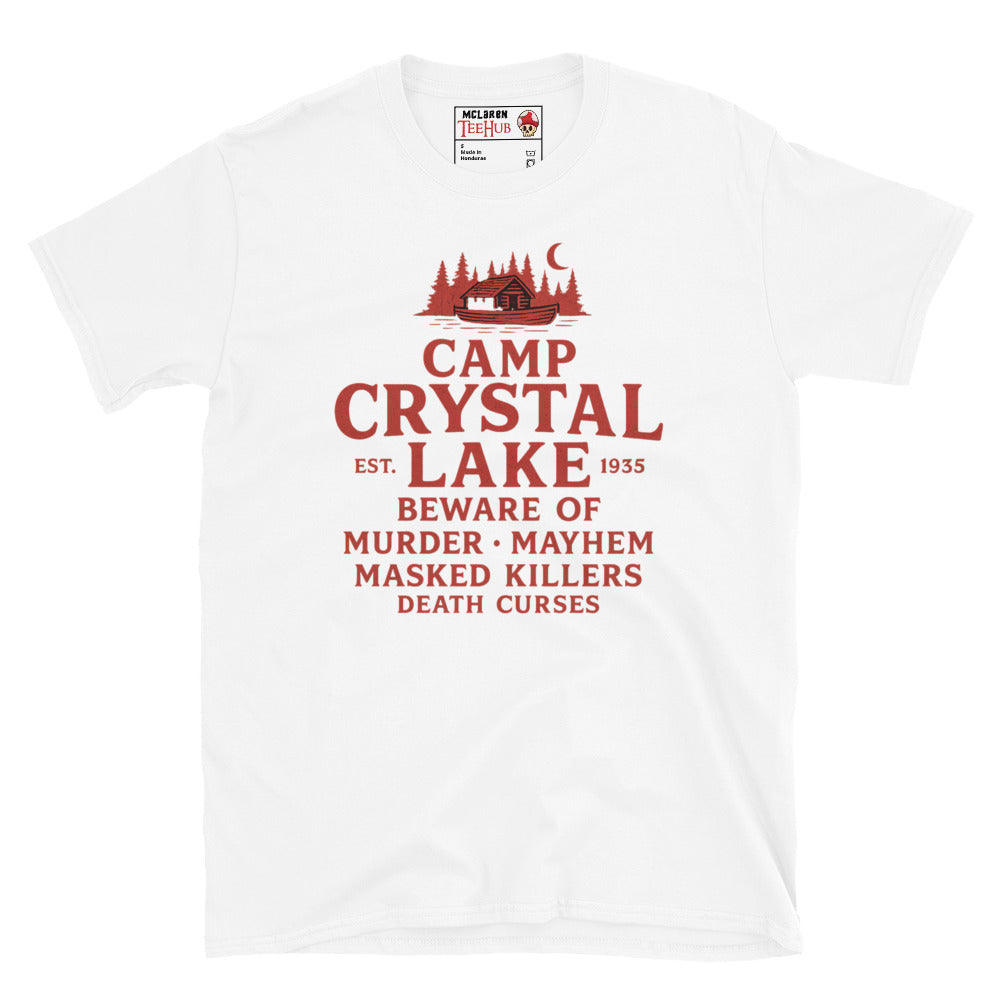 Camp Crystal Lake T-Shirt – Friday the 13th Horror Parody Tee