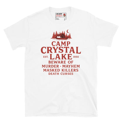 Camp Crystal Lake T-Shirt – Friday the 13th Horror Parody Tee