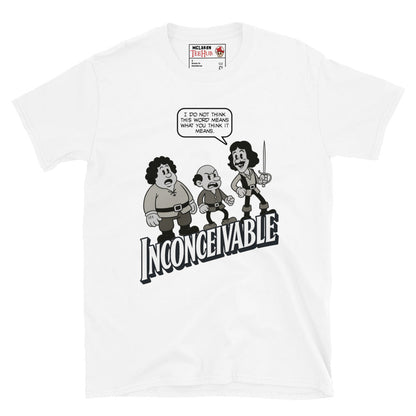 Inconceivable T-Shirt – Funny Princess Bride Cartoon Parody Tee