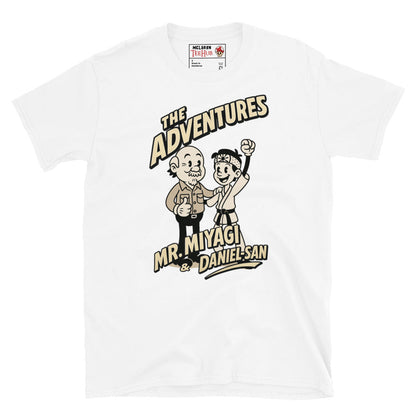 Retro Karate Kid T-Shirt – Mr. Miyagi & Daniel-San Vintage Cartoon Tee