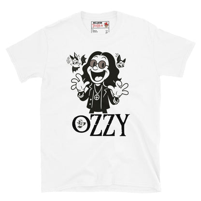 Cartoon Ozzy Osbourne Bat T-Shirt – Retro Rock Music Graphic Tee