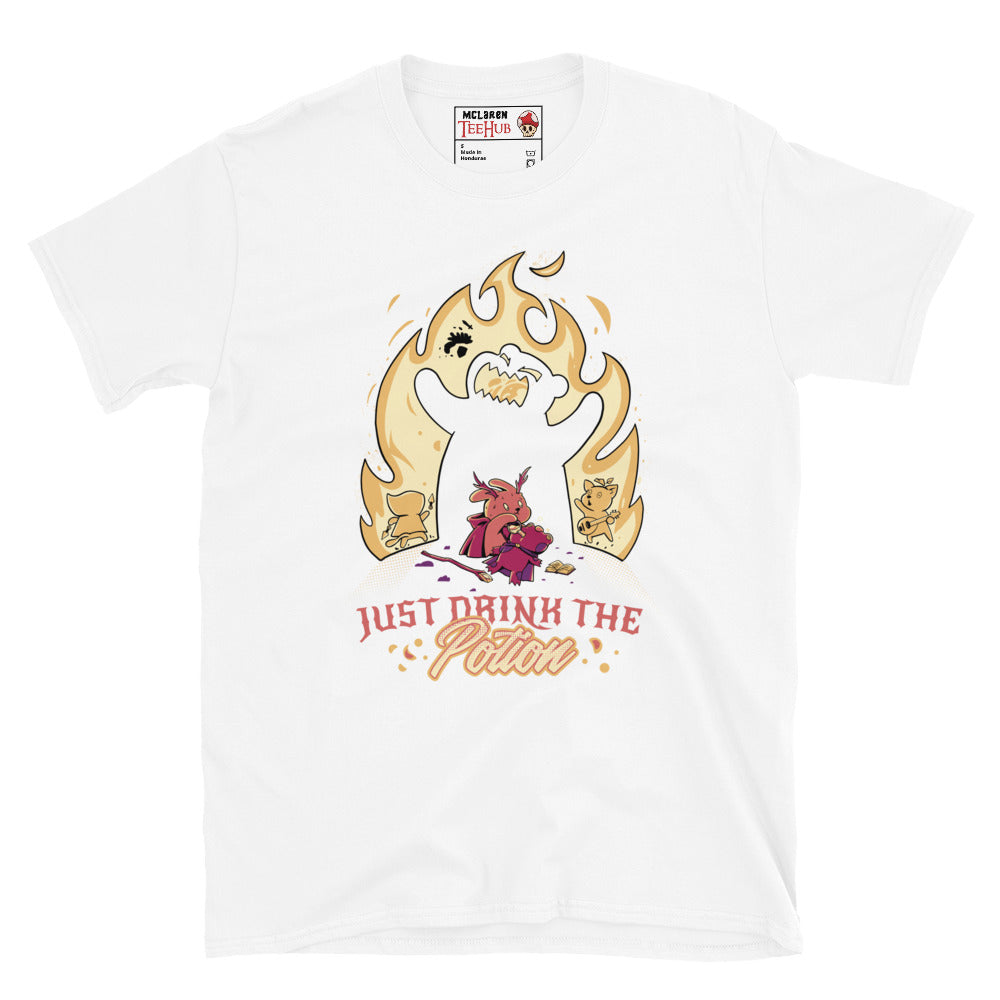 Just Drink the Potion T-Shirt, Dark Fantasy Animal Villain T-shirt