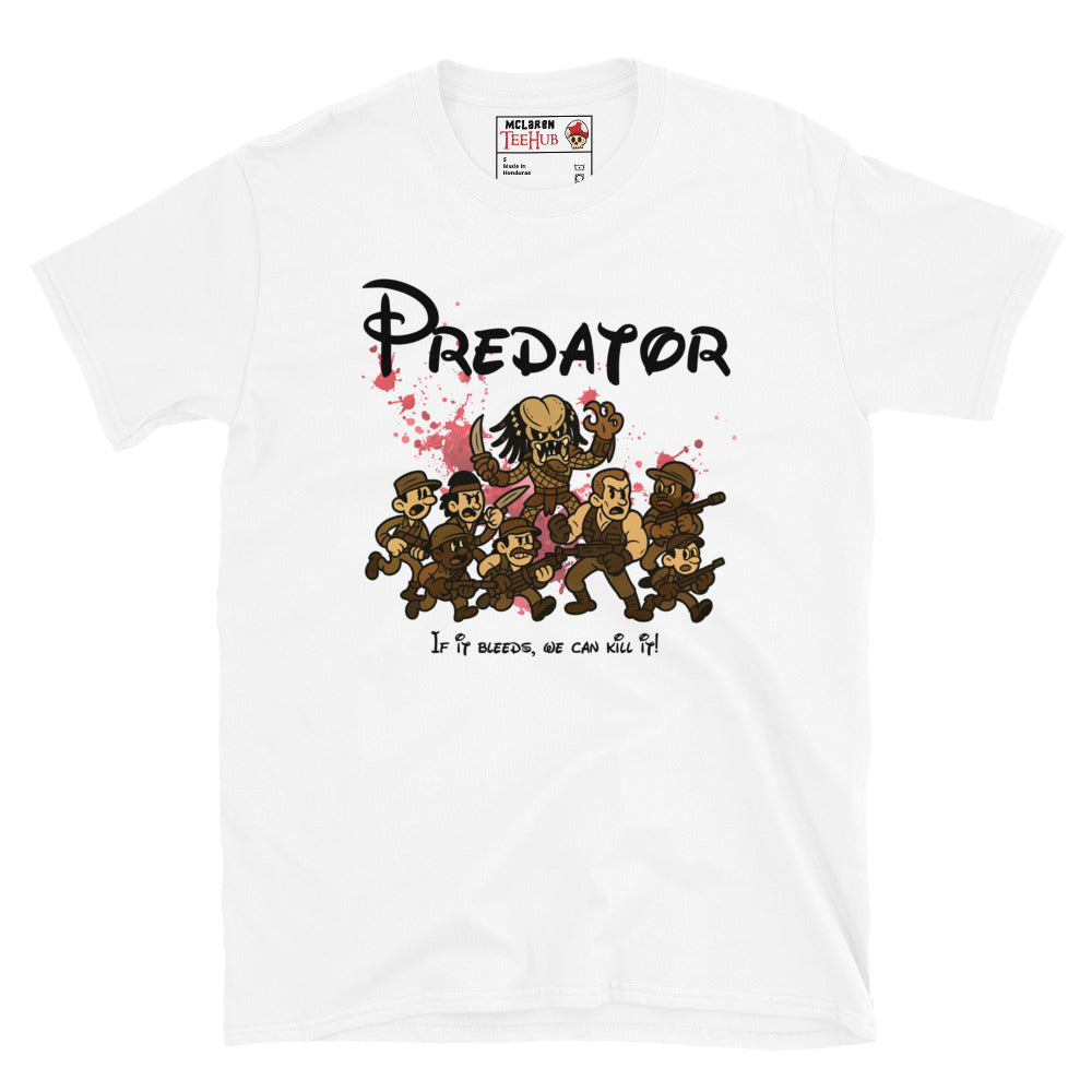 Predator Retro Cartoon T-Shirt – 80s Action Movie Tee