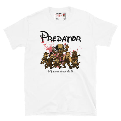 Predator Retro Cartoon T-Shirt – 80s Action Movie Tee