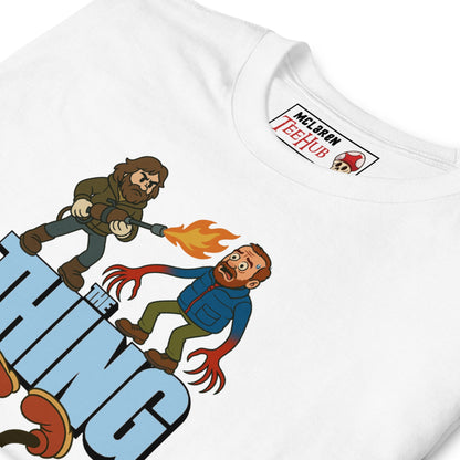 The Thing Cartoon Parody T-Shirt – Funny Retro Horror Design