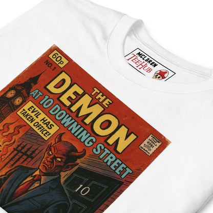 The Demon at 10 Downing Street Retro Comic T-Shirt