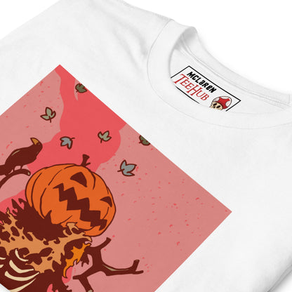 Pumpkin Skeleton Samhain Halloween T-Shirt