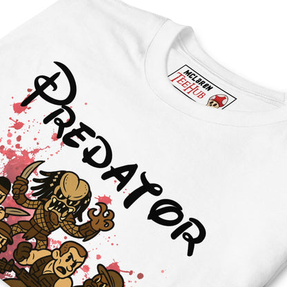 Predator Retro Cartoon T-Shirt – 80s Action Movie Tee
