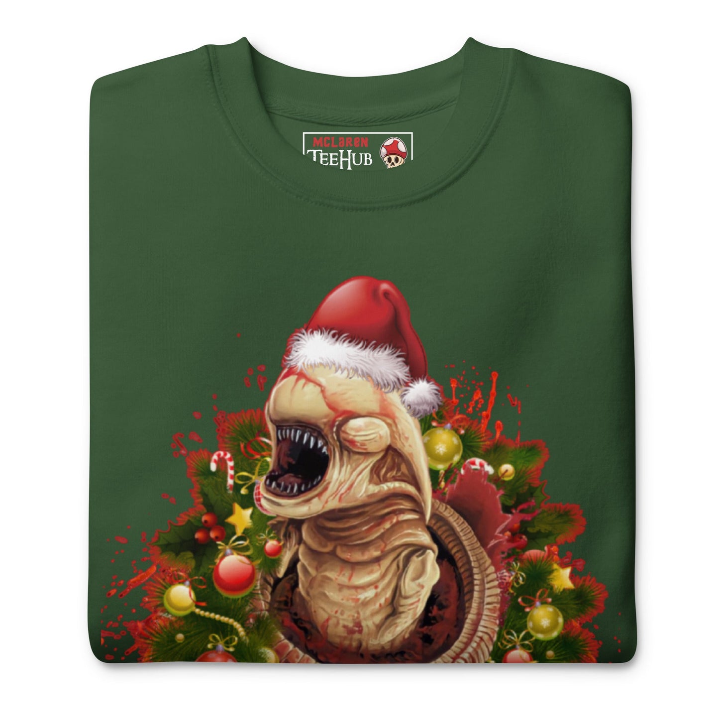Christmas Aliens Movie Premium Sweatshirt