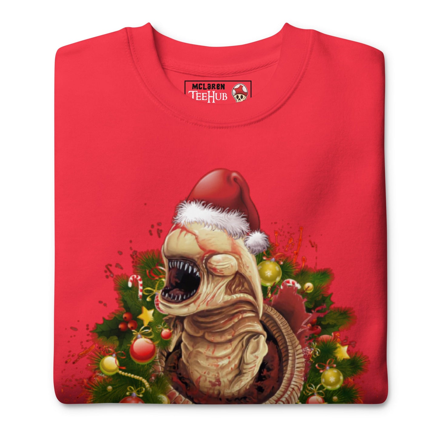 Christmas Aliens Movie Premium Sweatshirt