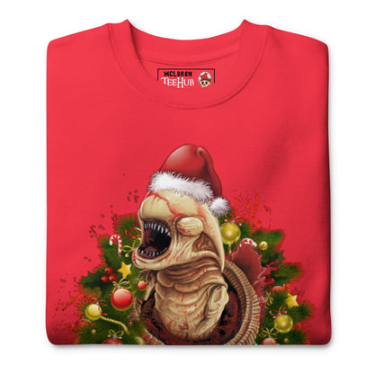 Christmas Aliens Movie Premium Sweatshirt