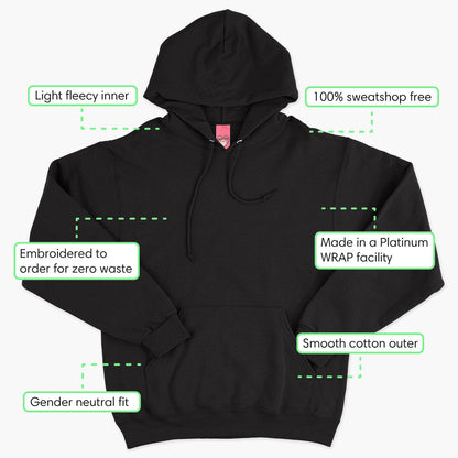 Vegan Mayo Embroidered Hoodie (Unisex)