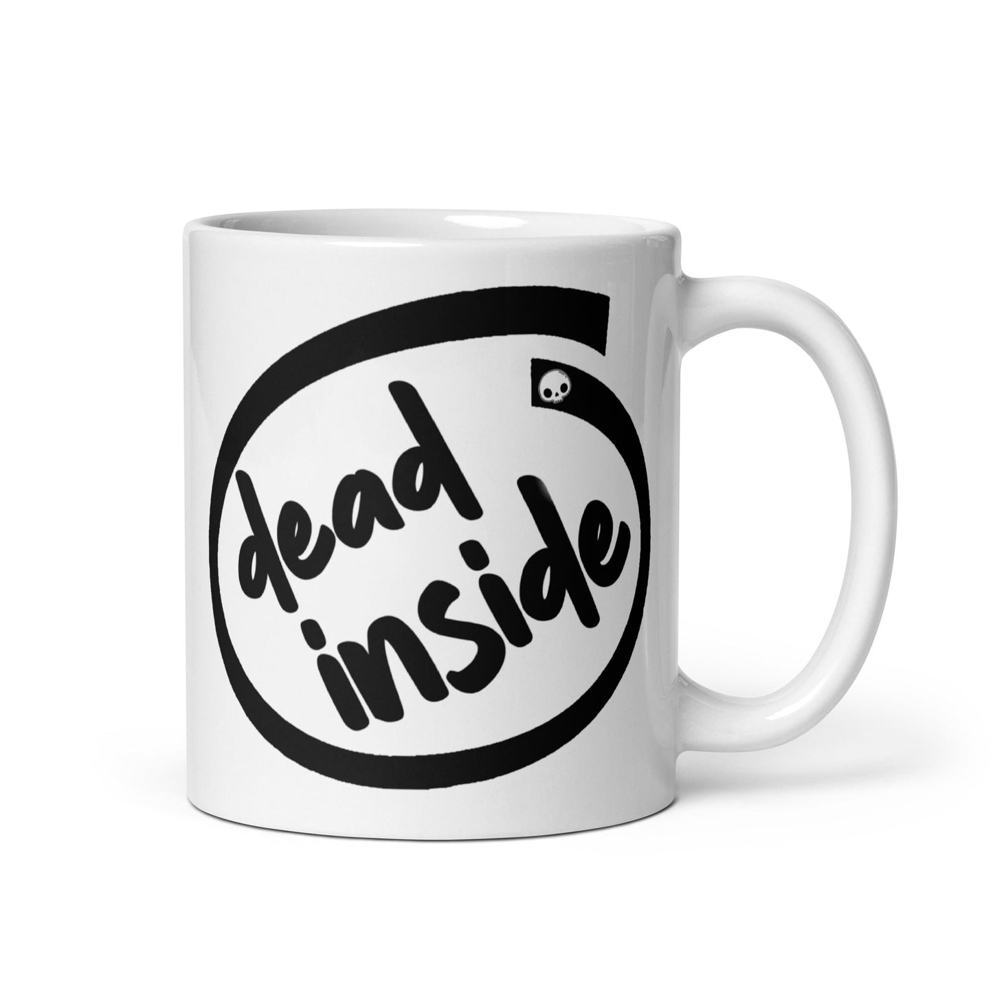 Dead Inside White Coffee Mug.