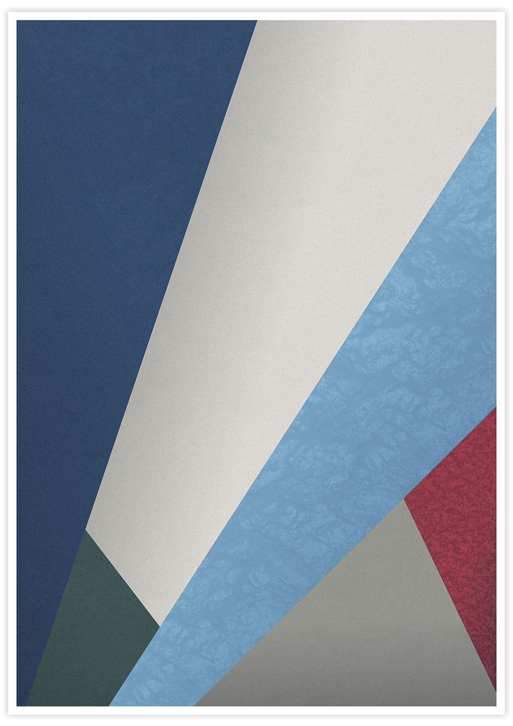 Winter Trend Geometric Poster Design