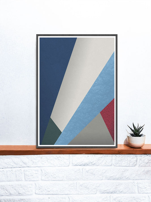 Winter Trend Geometric Poster Design