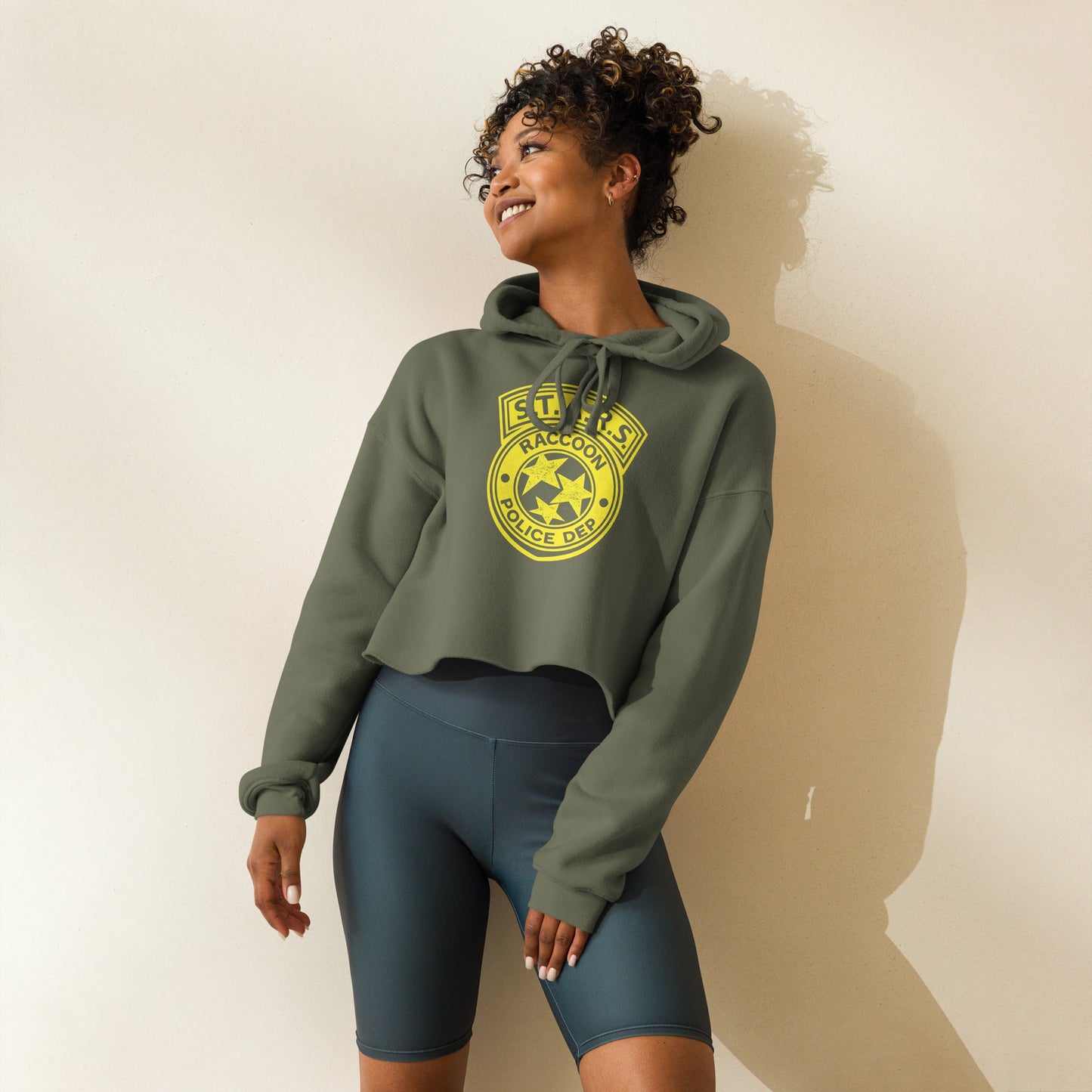 STARS Resident Evil Crop Hoodie