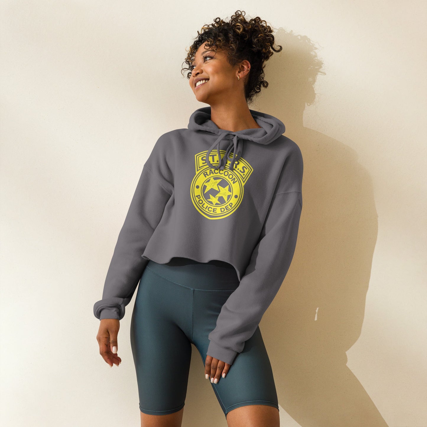 STARS Resident Evil Crop Hoodie