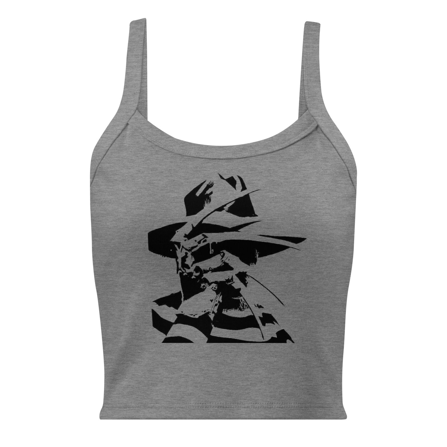 Freddy Krueger micro rib tank top – Nightmare on Elm Street Inspired Spaghetti Strap Shirt – 80s Horror Retro Style