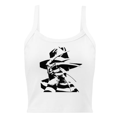 Freddy Krueger micro rib tank top – Nightmare on Elm Street Inspired Spaghetti Strap Shirt – 80s Horror Retro Style