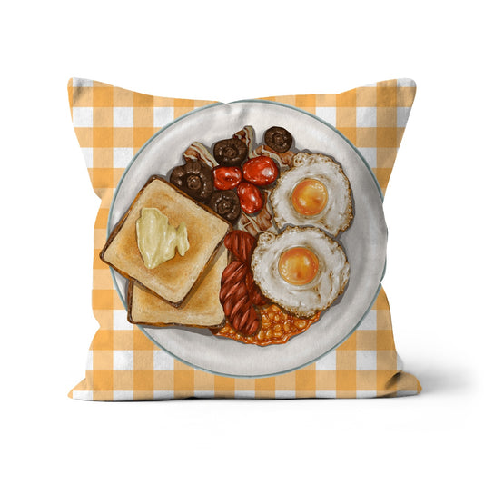 Full English Breakfast Cushion