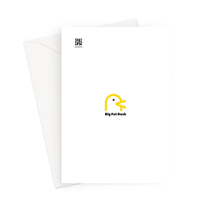 Peeking Duck Card