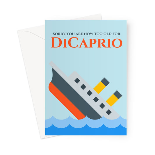 Birthday Card: Too old for DiCaprio