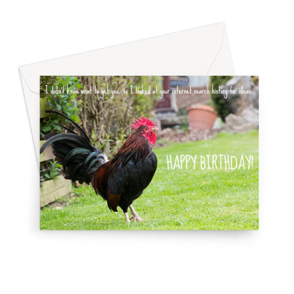 Birthday Card: Cock