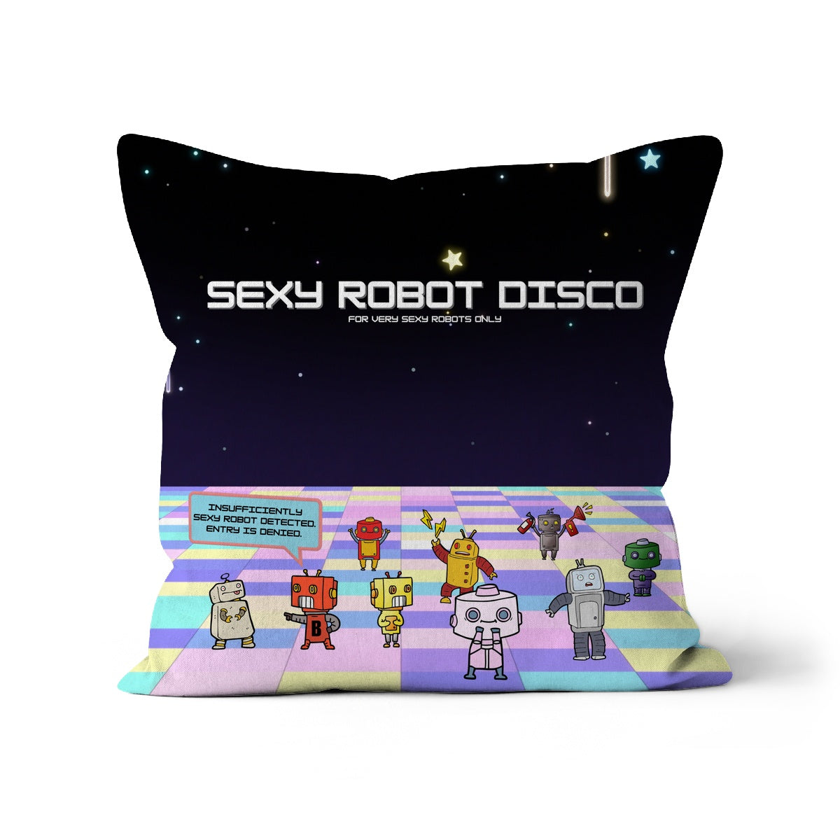 Sexy Robot Disco Cushion