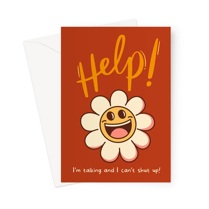 Help! I'm talking and I can't shut up! Card