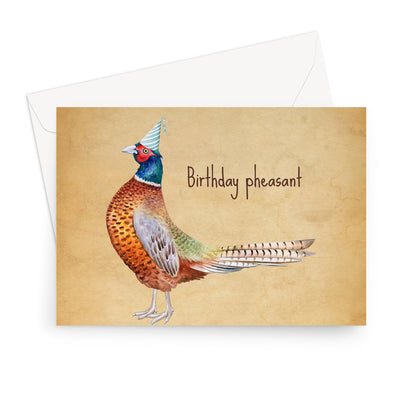 Birthday Card: Birthday Pheasant