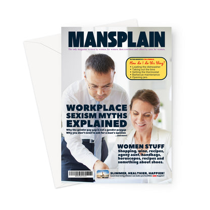 Mansplain Magazine Card